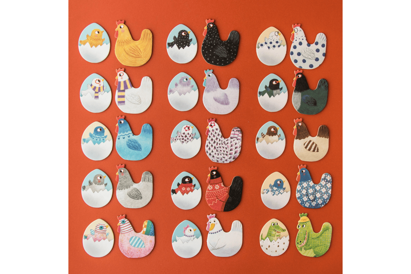 Memory Game - Chicks and Chickens (Ages 3+)
