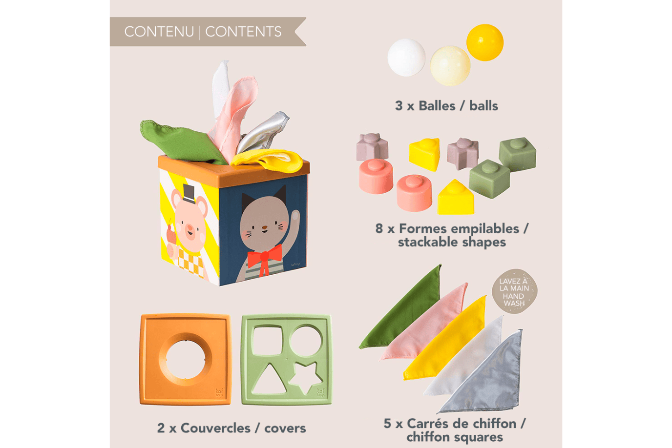 K.I.D. Toys Inc. Taf Toys - Play & Discovery Cube