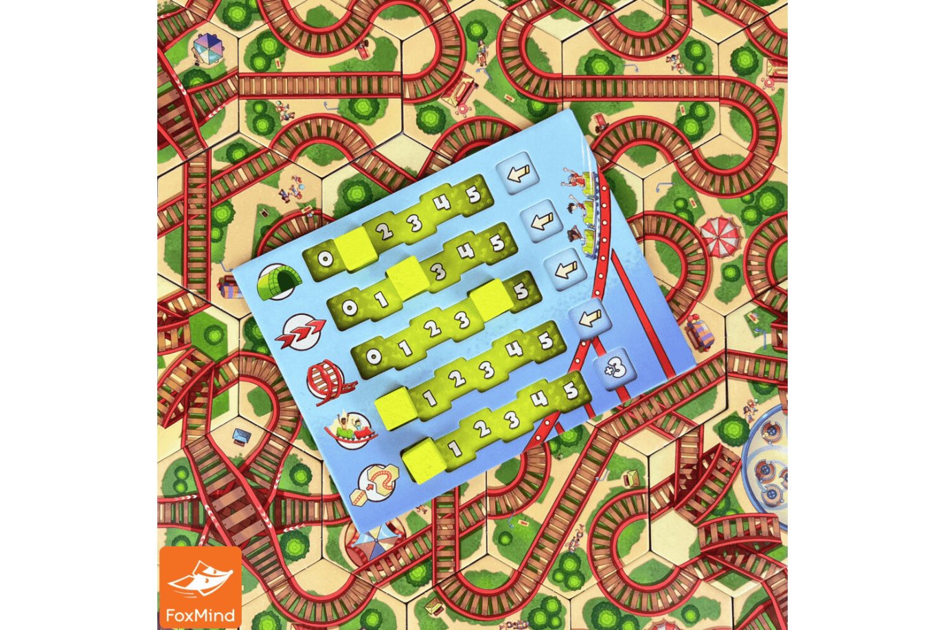 FoxMind Blast Track - Rollercoaster Building Game [Ages 8+]