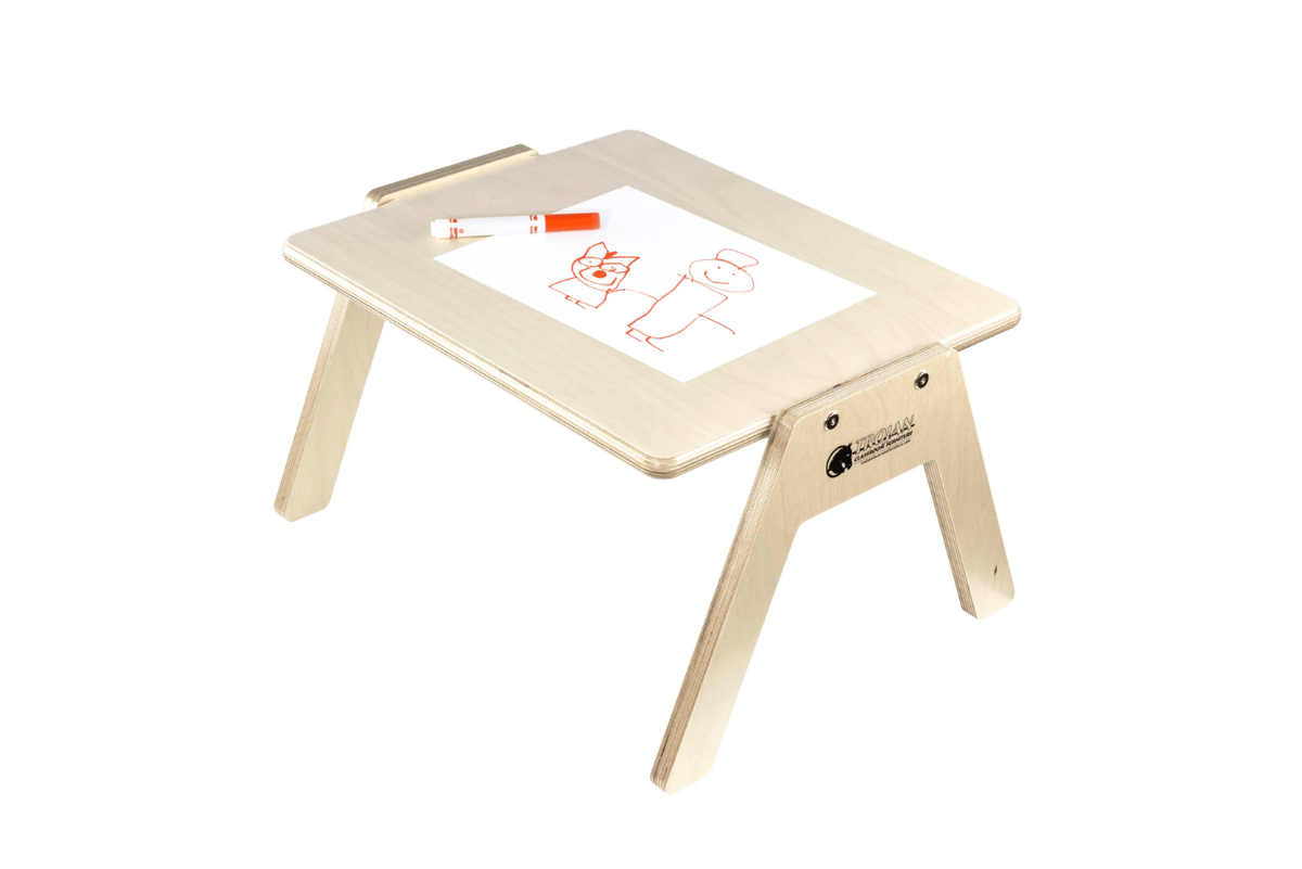 Trojan Classroom Furniture Stacking Floor Table - Made in Canada