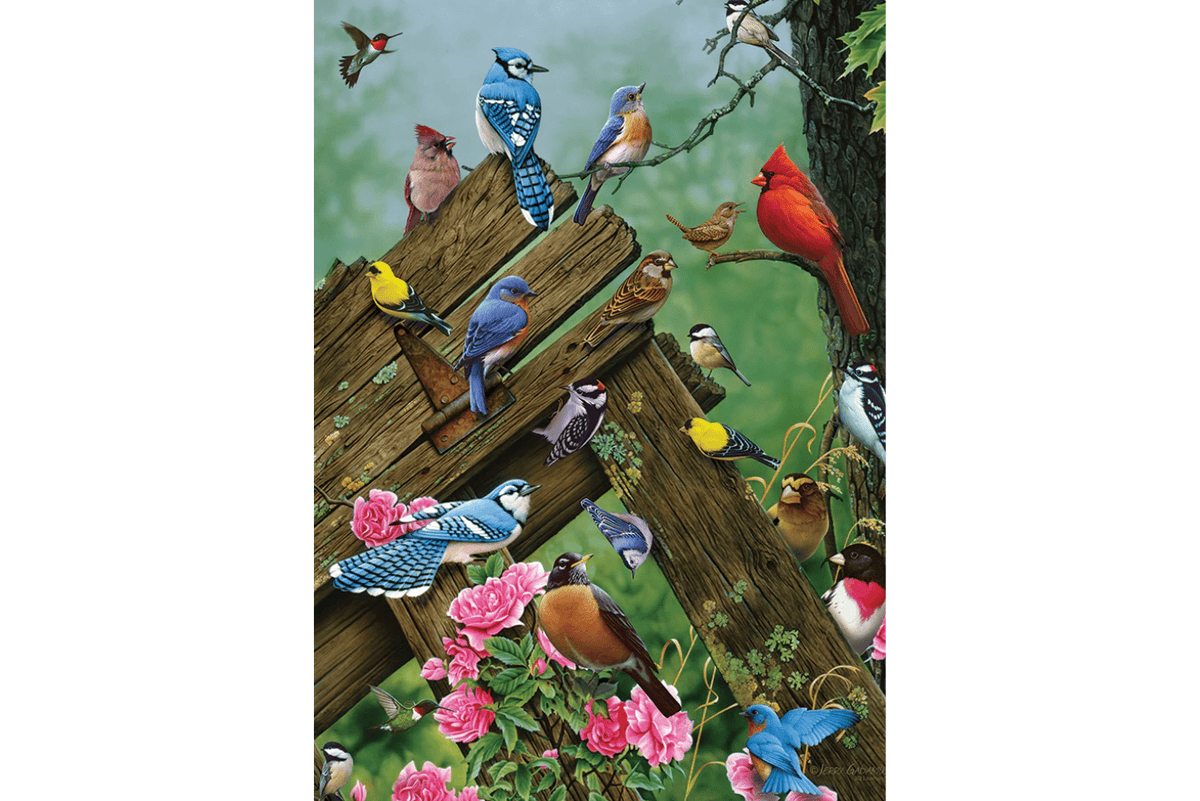 Outset Media Wildbird Gathering 35 Piece Tray Puzzles (Multiple Themes)