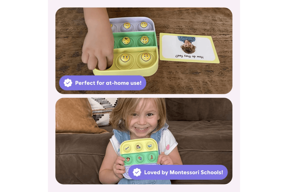 The Fidget Company Popplers: Daily Routines & Emotions and Feelings [The Fidget Company] (Ages 18 months+)