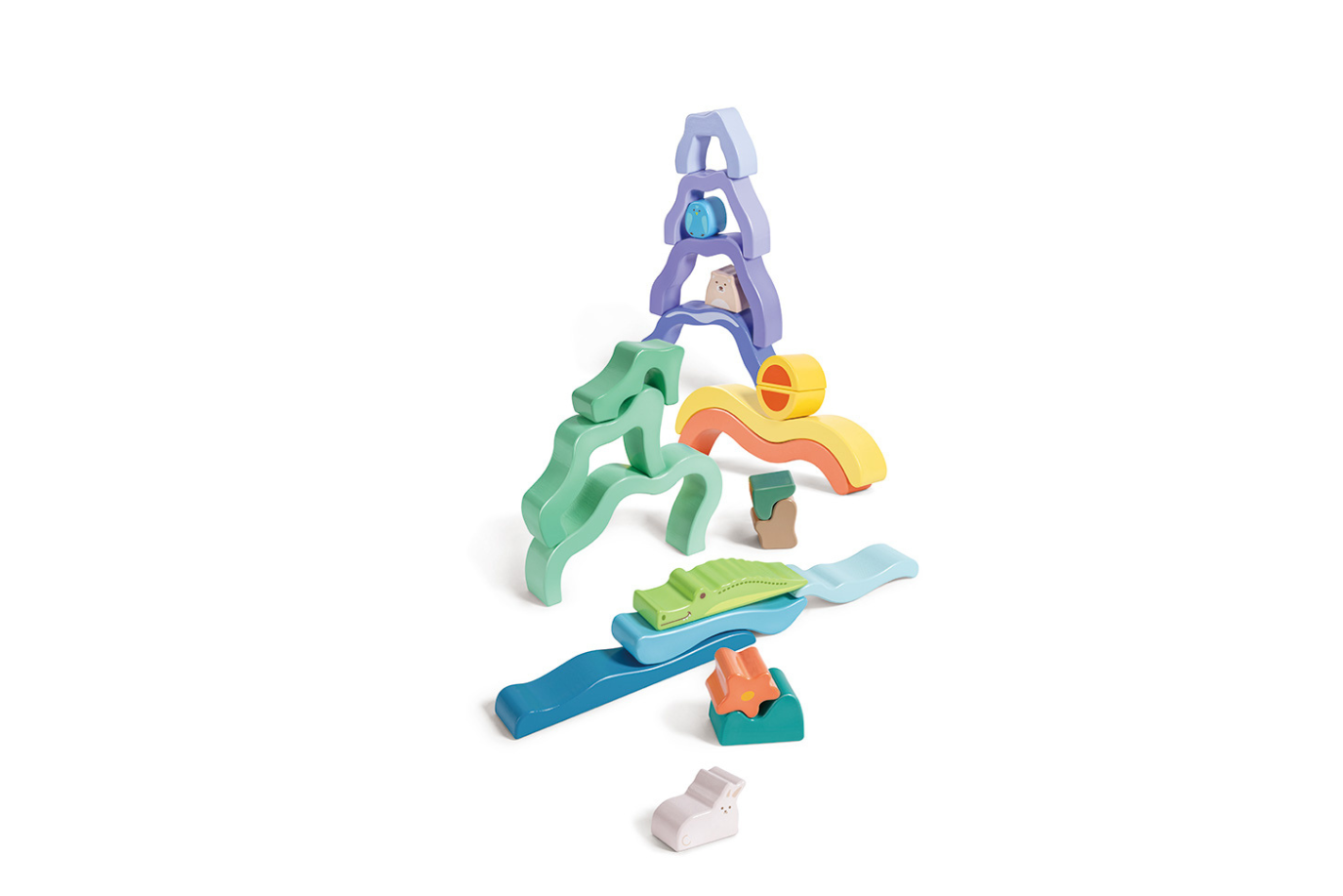 Hape Nature Scenes Stacking Blocks