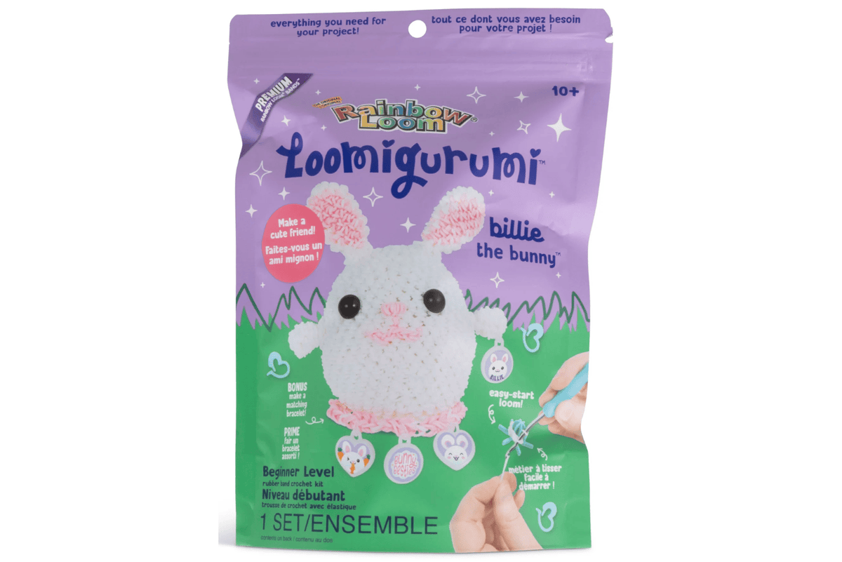 Playwell Billie The Bunny Rainbow Loom Loomigurumi Kits (Various Styles Available)
