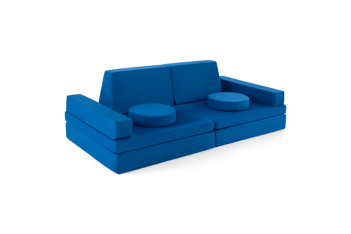 Costway Navy 10 Piece Children’s Play Couch