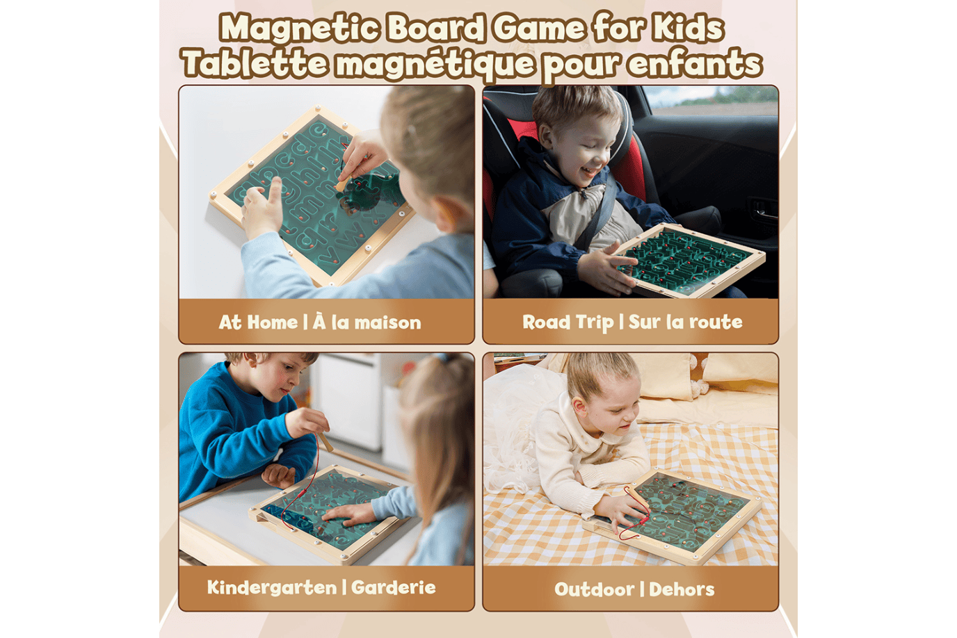 K.I.D. Toys Inc. Topbright - Magnetic Alphabet Tracing Board