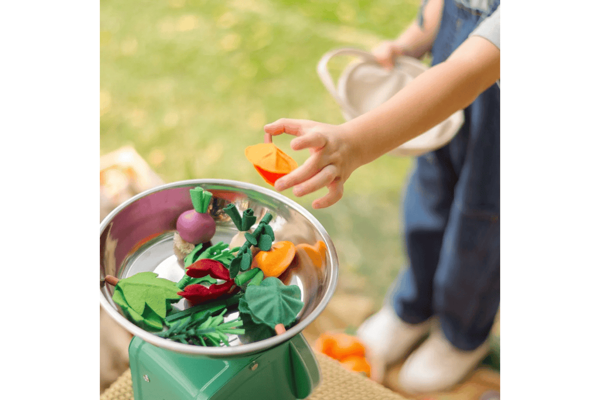 Fire the Imagination Plan Toys Fresh Veggie Basket
