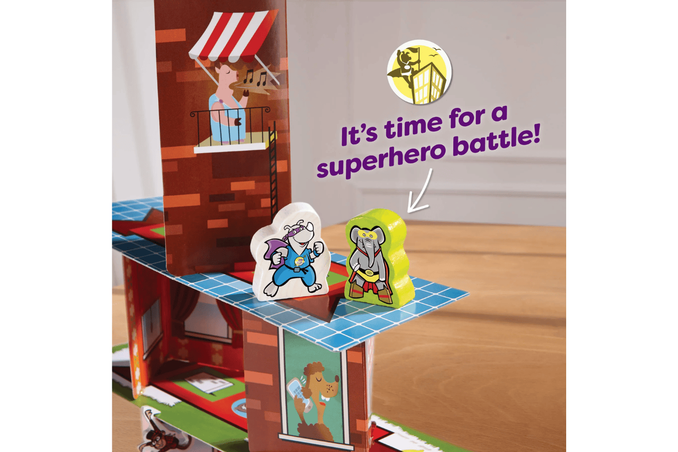 Haba Rhino Hero - Super Battle Stacking Game
