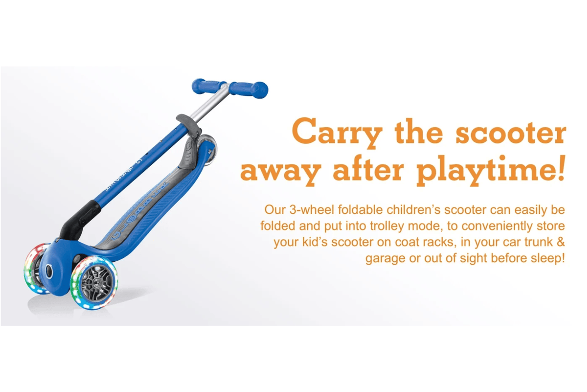 Incredible Novelties Globber Primo Foldable Scooter with Lights