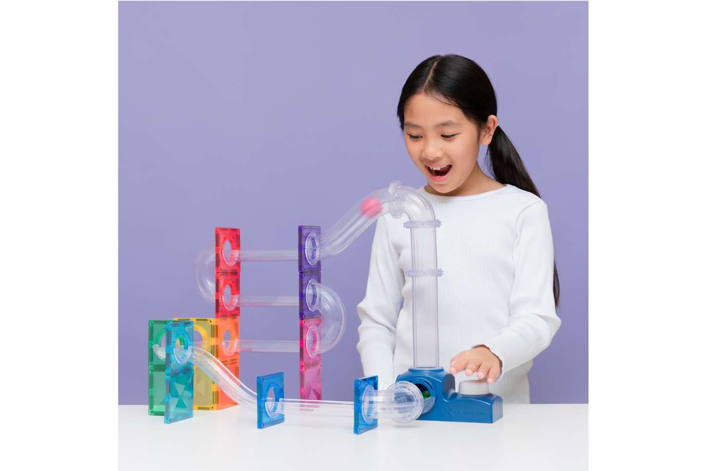 Connetix Ball Run Launcher Pack [47 Pieces]