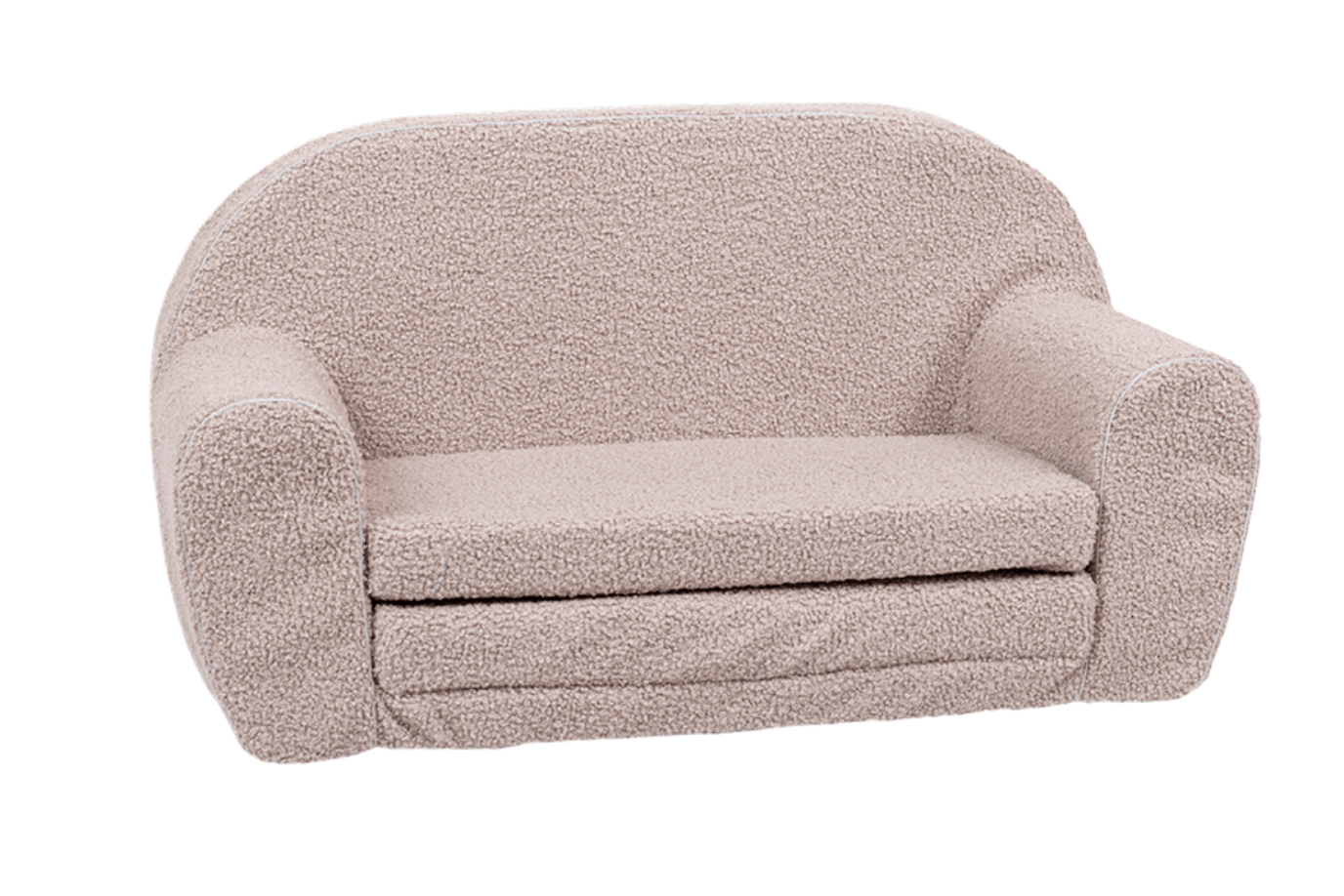 K.I.D. Toys Inc. Sand - Bouclé Children’s Fold Out Sofa