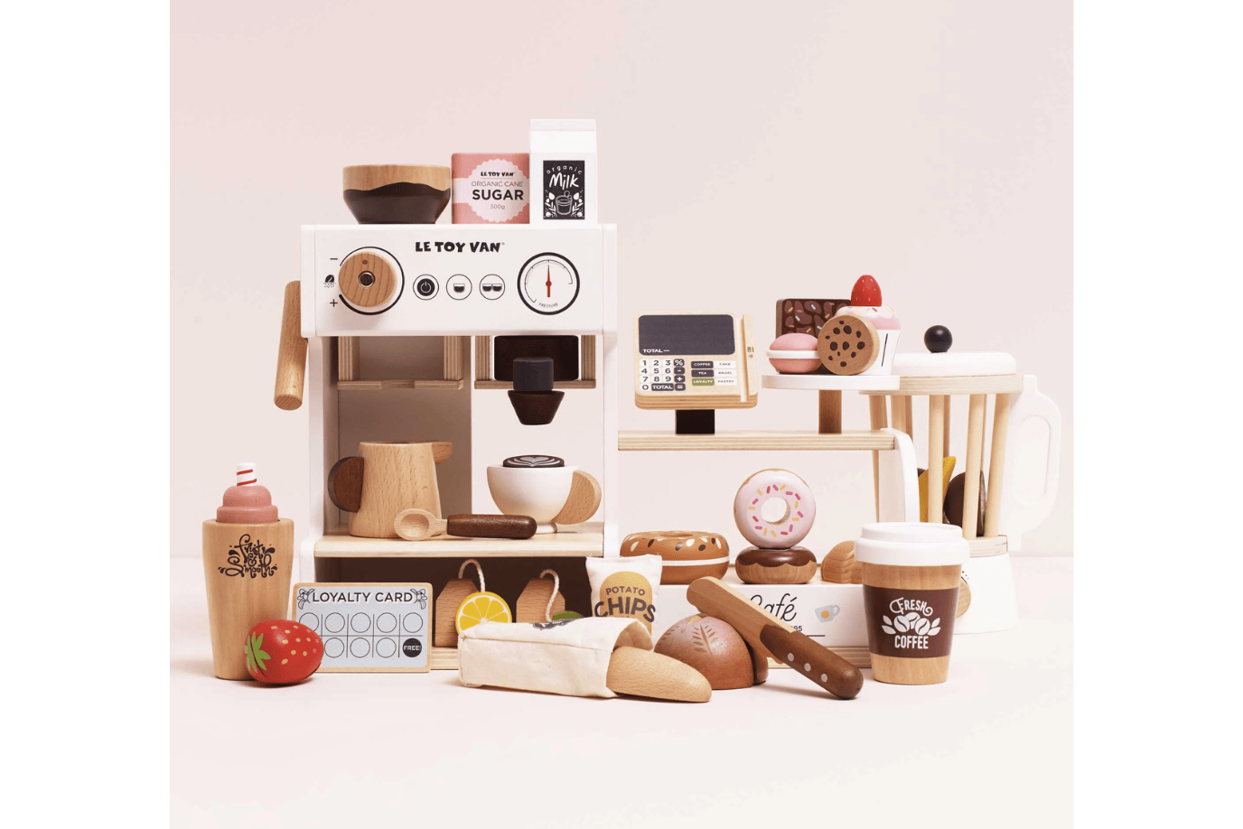 Fire the Imagination Le Toy Van Tabletop Barista Café Shop