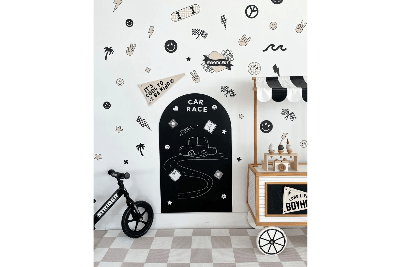 Cherrypick NEW Magic Playwall - Removable Magnetic Chalkboard Wall Decal