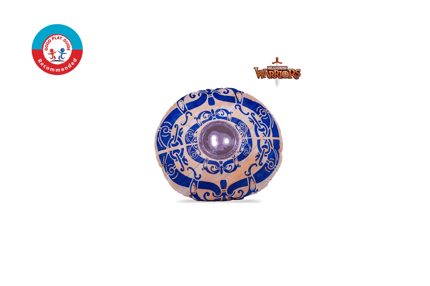 Wudimals Viking Blue Heart Shield Pillowfight Warriors® Weapons and Shields