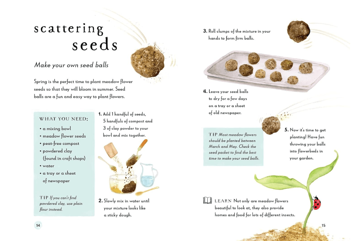 Penguin Random House Book A Field Guide to Spring: Play and Learn in Nature by Gabby Dawnay  [HARDCOVER]