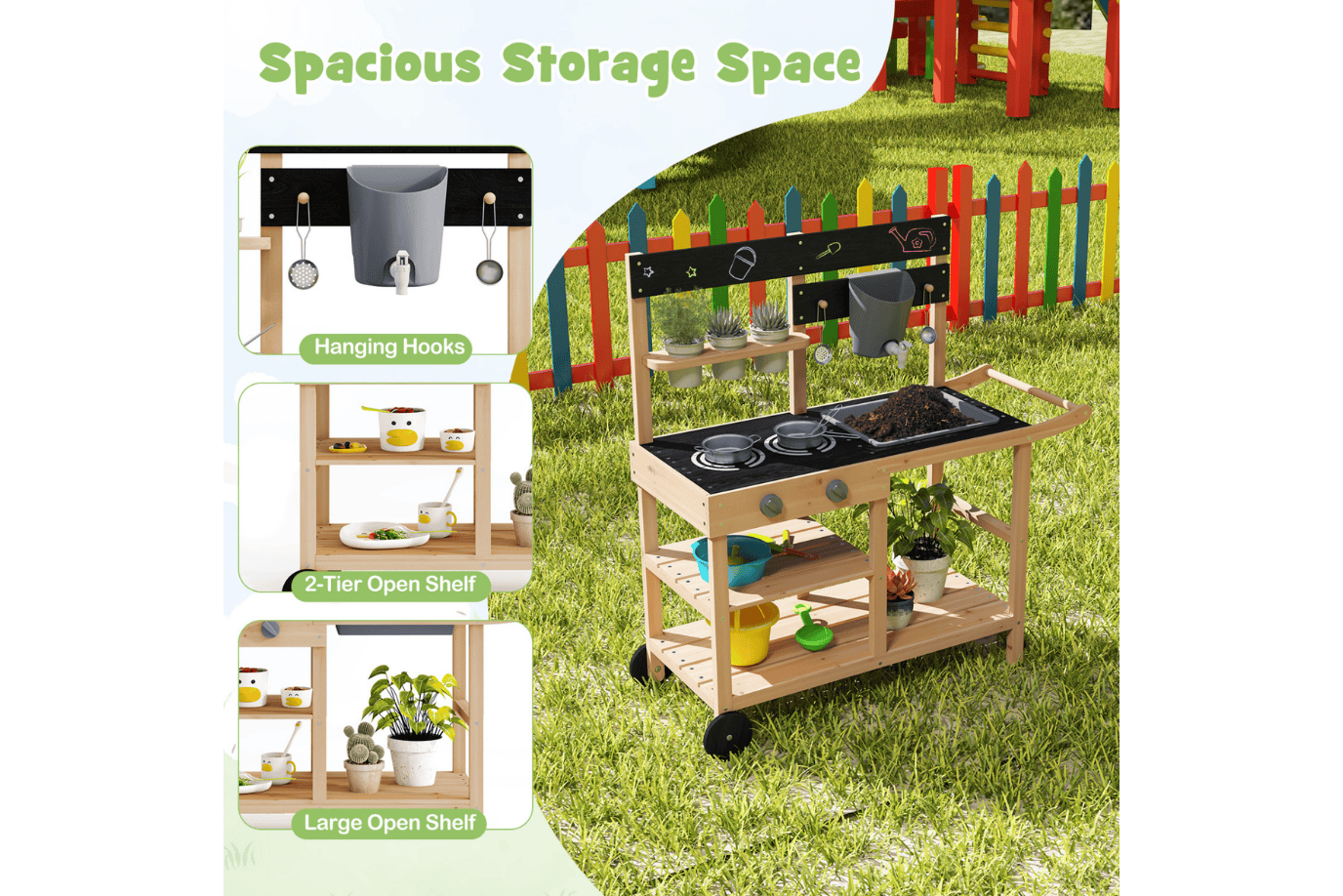 Costway Children’s Outdoor Mud Kitchen