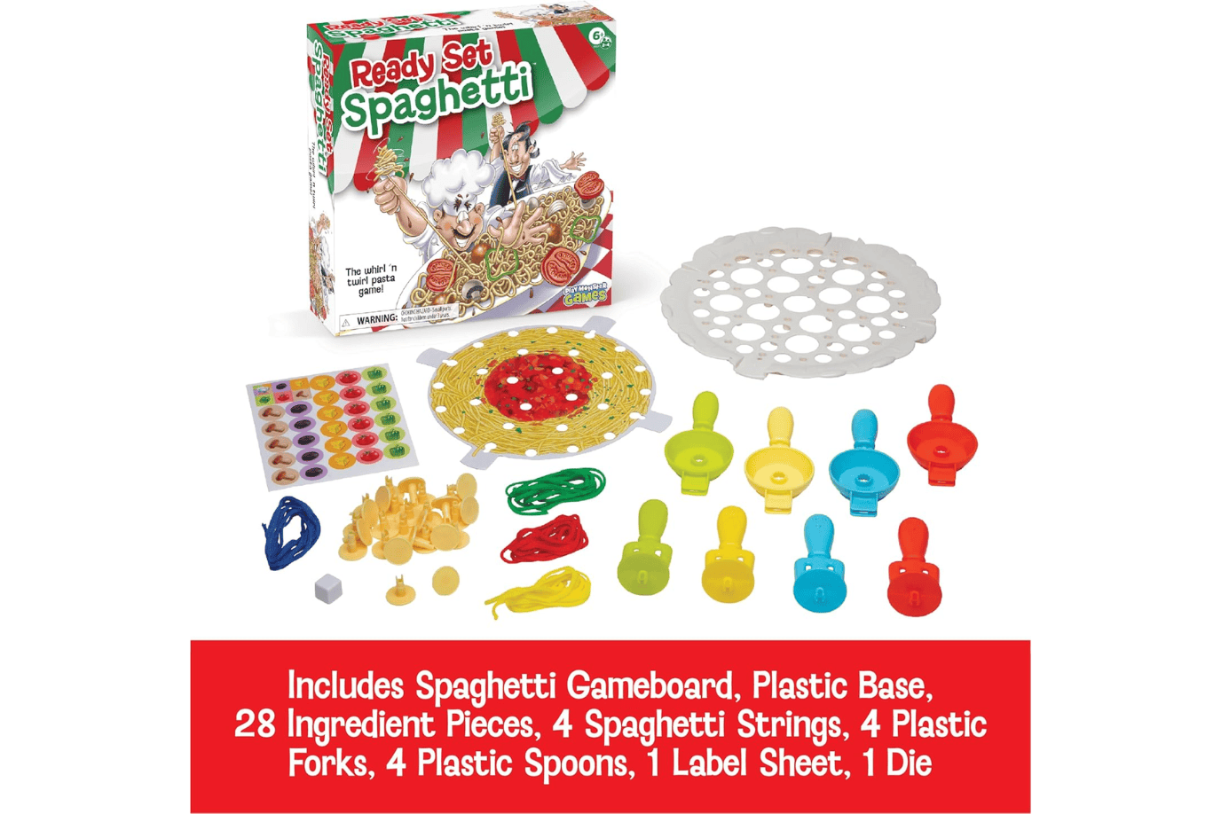 K.I.D. Toys Inc. Ready Set Spaghetti! Game - Ages 6+