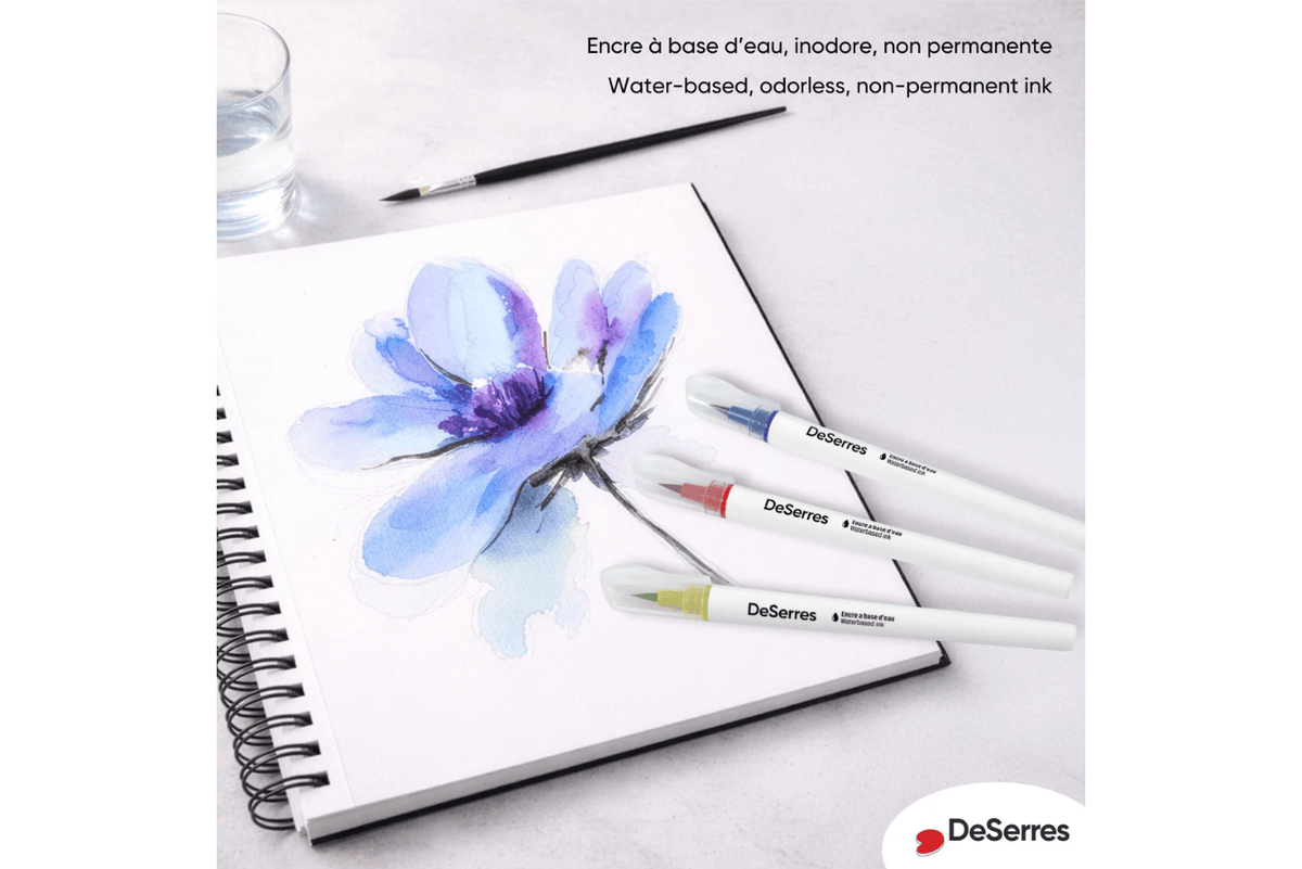 Pierre Belvediere DeSerres Watercolour Markers - Set of 24