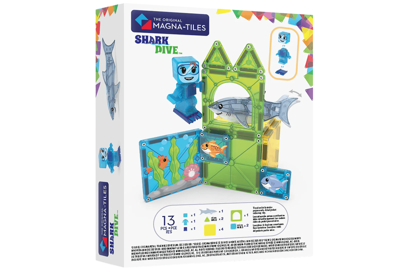 Valtech Magna Tiles Magna-Tiles® Shark Dive 13-Piece Set