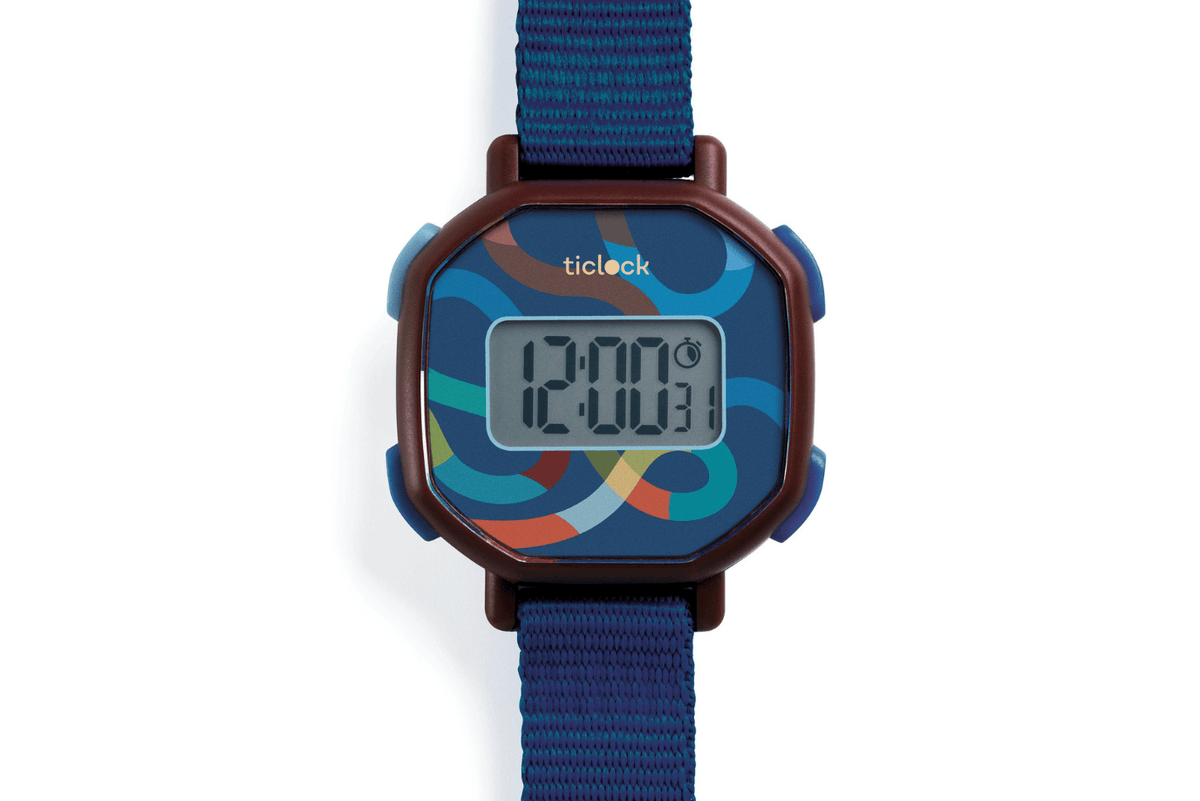 Ilo Blue Volute Djeco Children’s Digital Watches (Multiple Styles Available)
