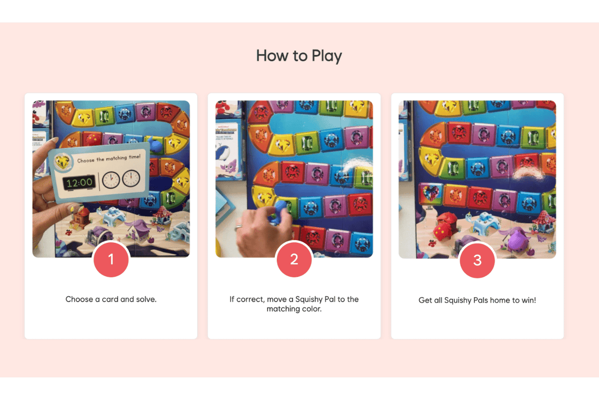 The Fidget Company Squishy Time Rescue - Game For Learning How To Tell Time - Ages 6 - 9