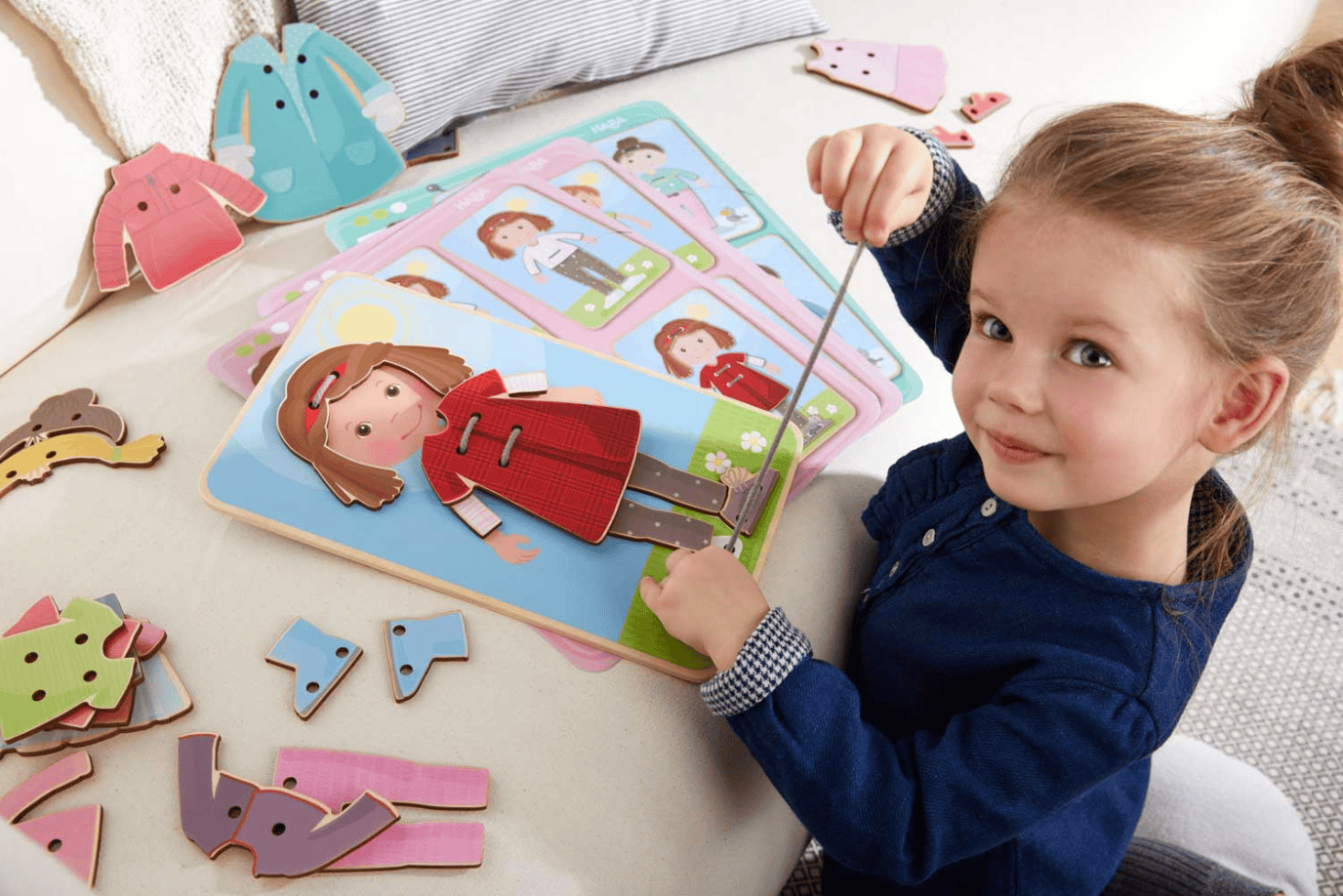 Haba Dress Me - Threading and Lacing Game