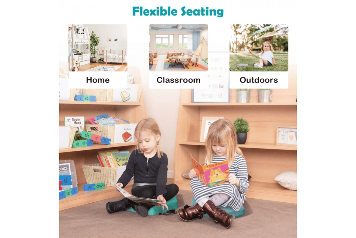 Costway Toddler Floor Cushions for Classroom - Set of 6