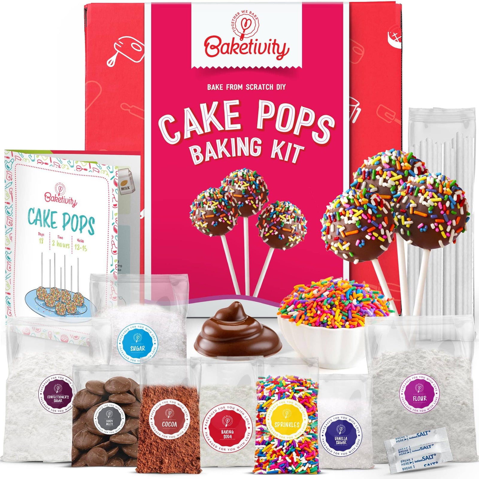 Baketivity Corp DIY Cake Pop Kit Makes from Baketivity