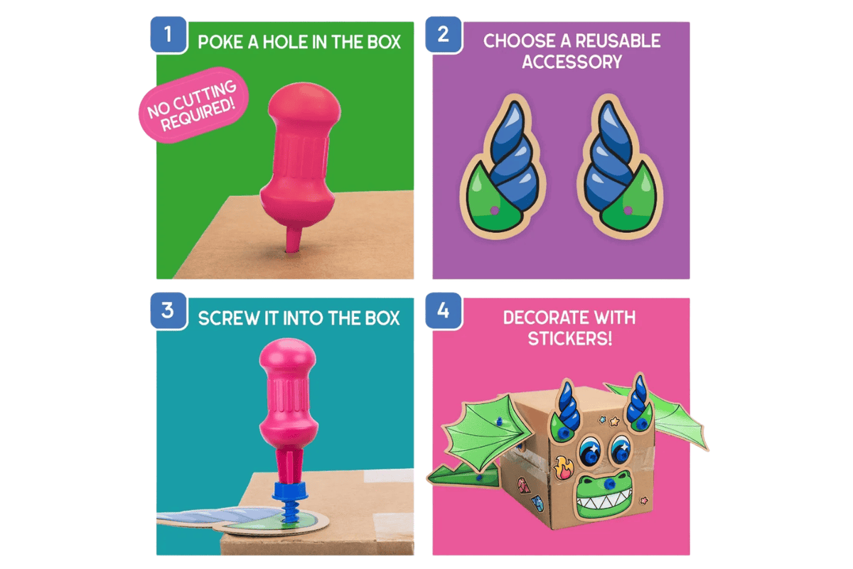 Playwell Boxineers™ Cardboard Building Kits