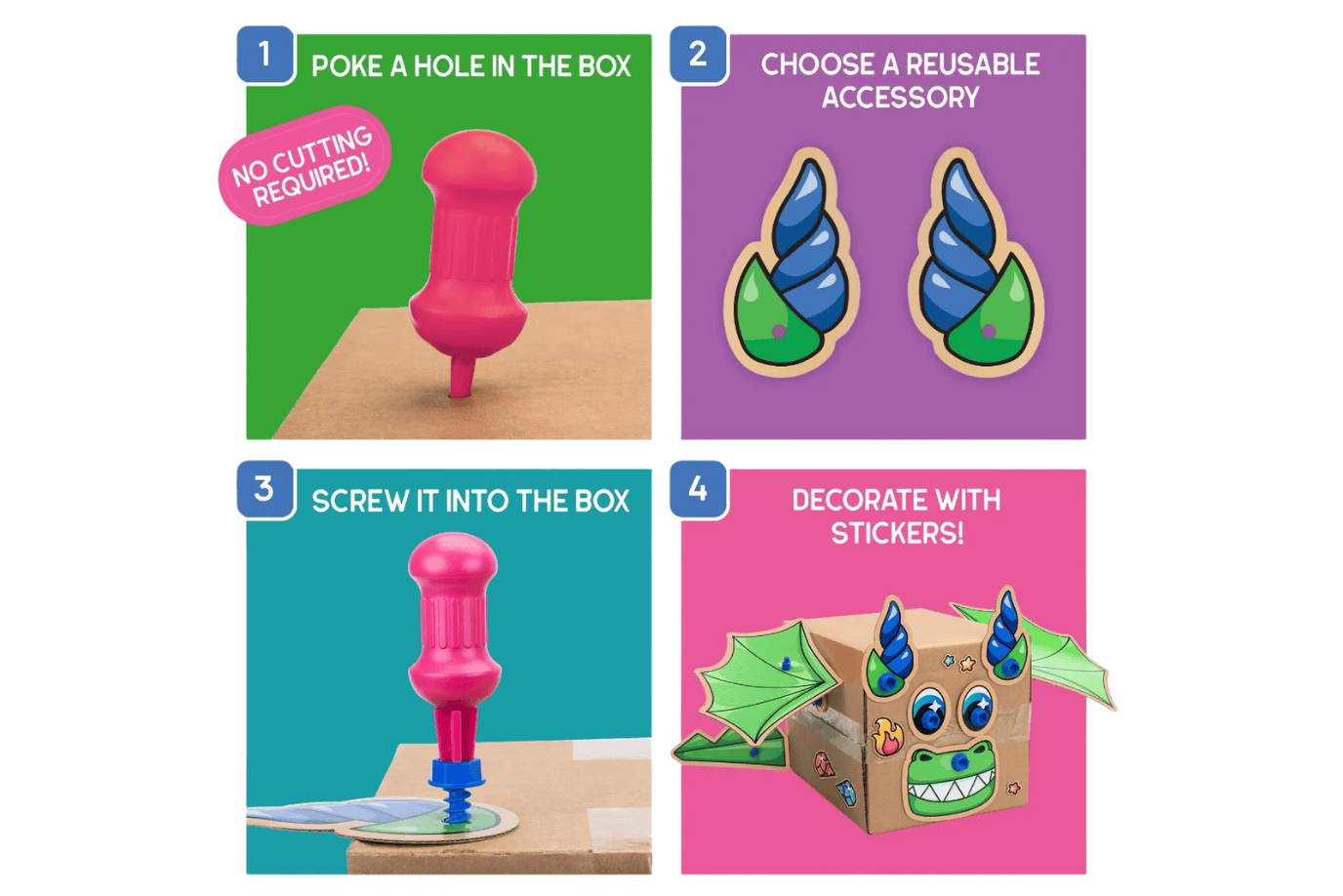Playwell Boxineers™ Cardboard Building Kits
