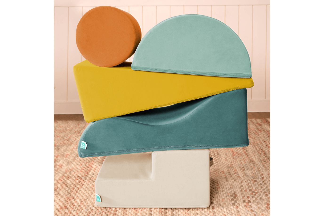K.I.D. Toys Inc. WonderShapes - 5-Piece Sensory Foam Playset