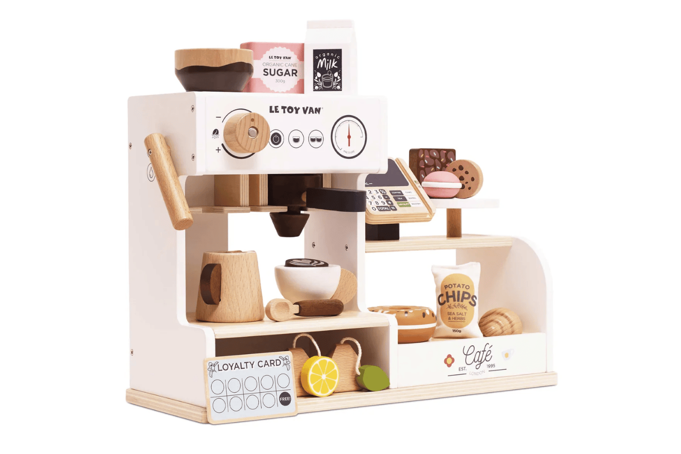 Fire the Imagination Le Toy Van Tabletop Barista Café Shop