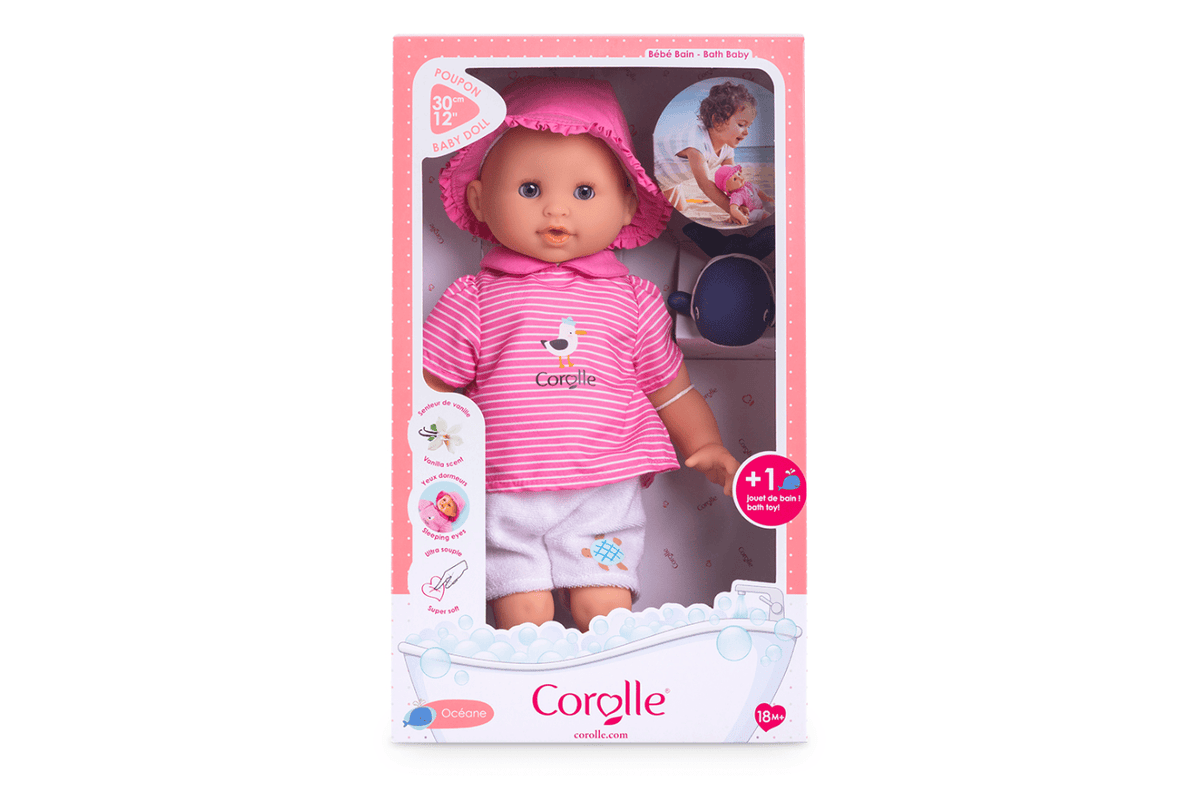 K.I.D. Toys Inc. Corolle Bath Baby Doll (Multiple Styles Available)