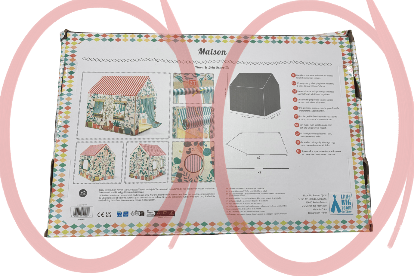 Ilo Indoor Play Tent- Damaged Box - FINAL SALE