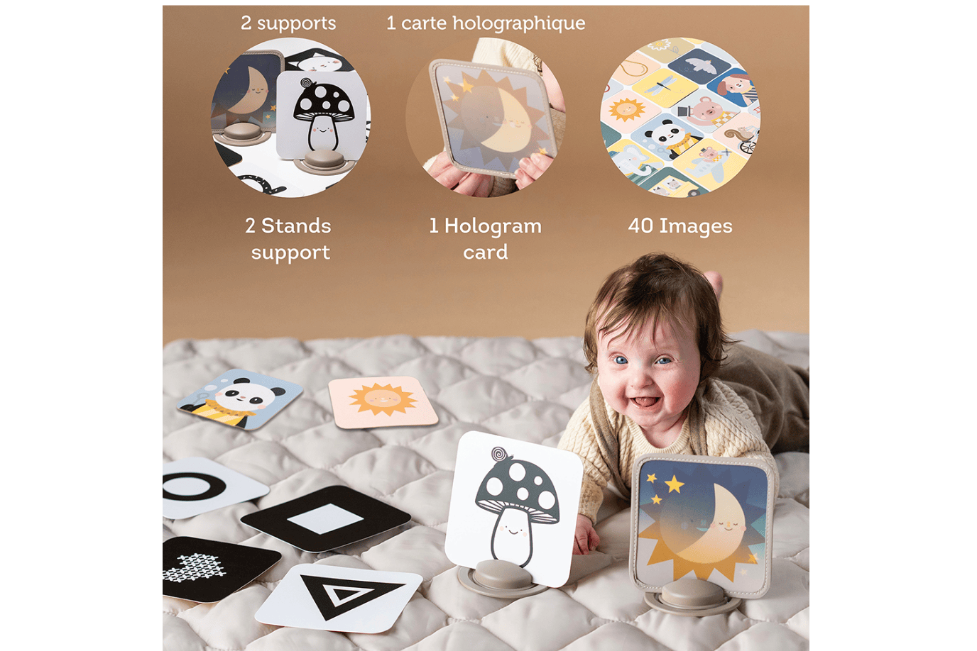 K.I.D. Toys Inc. Taf Toys - My First Tummy Time Cards