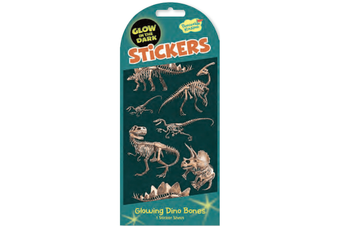 Peaceable Kingdom Stickers - Scratch & Sniff, Glow In The Dark, Googly Eyes, Puffy and Foil