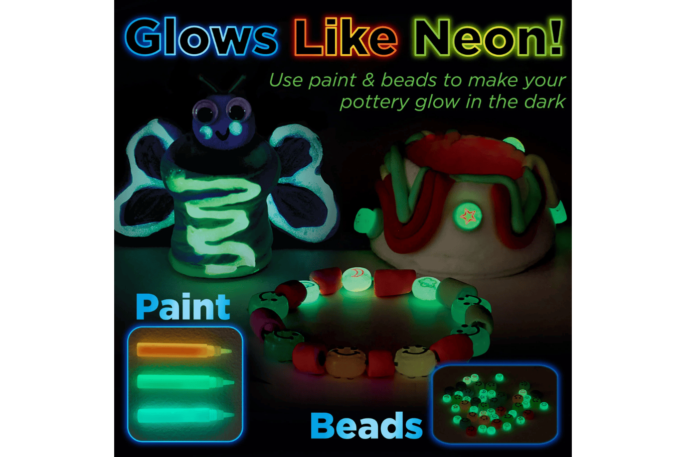 Faber Castell Neon Glow Pottery Studio
