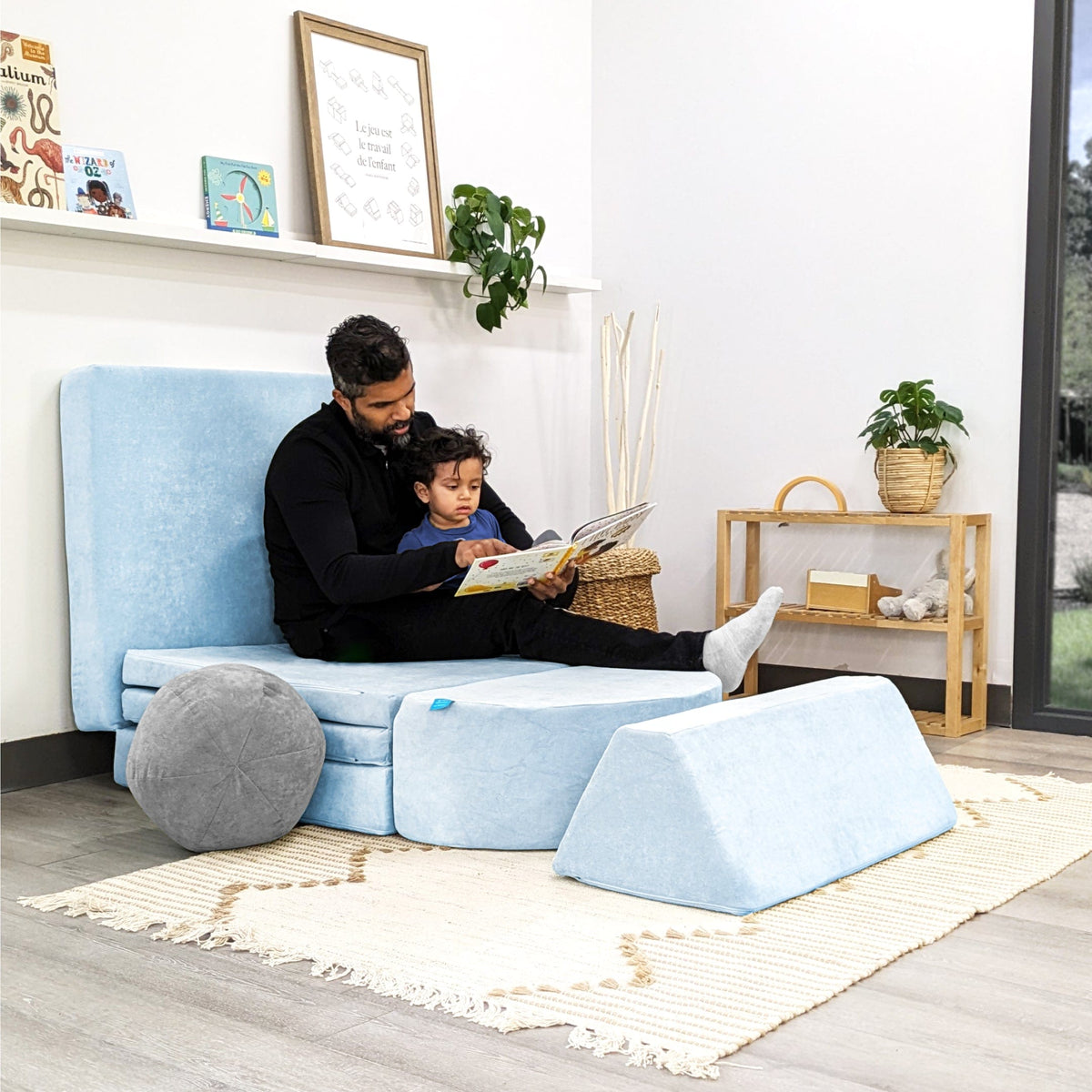 Go Coconut Canadian Play Couches, Furniture and Toys Play couch The Half-Coconut Play Couch