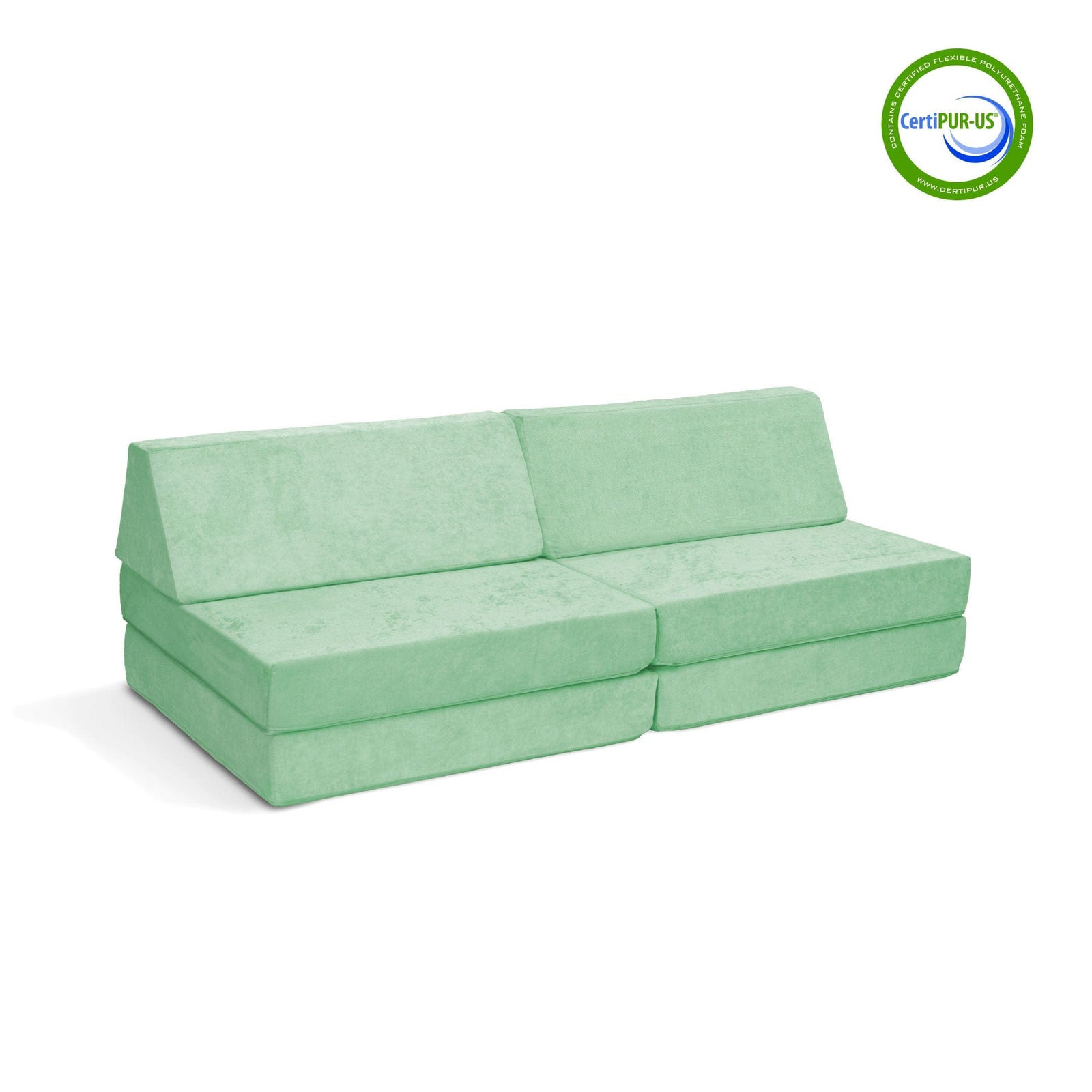 Go Coconut Canadian Play Couches, Furniture and Toys Play couch Misty Mint The Coconut Play Couch