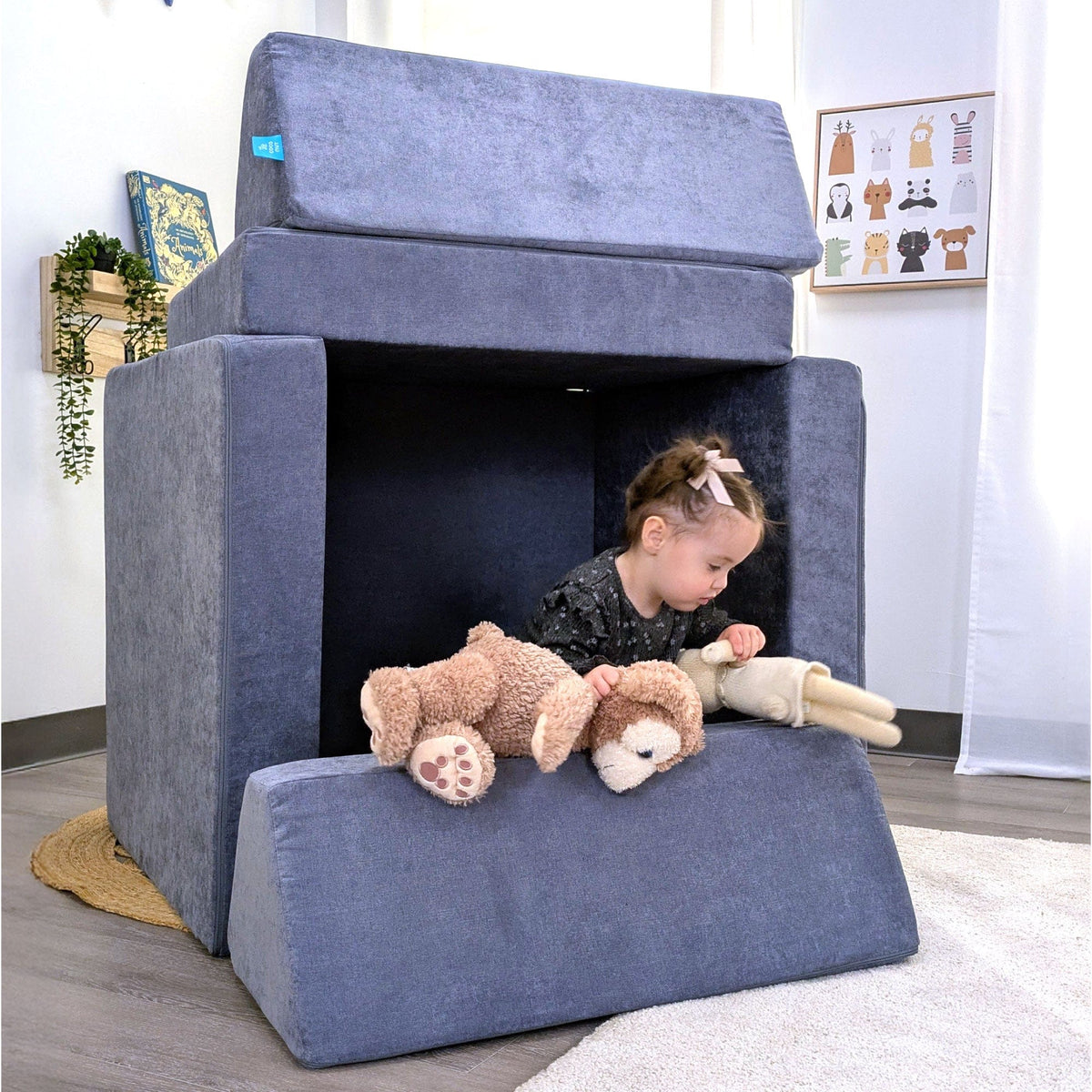 Go Coconut Canadian Play Couches, Furniture and Toys Play couch The Half-Coconut Play Couch