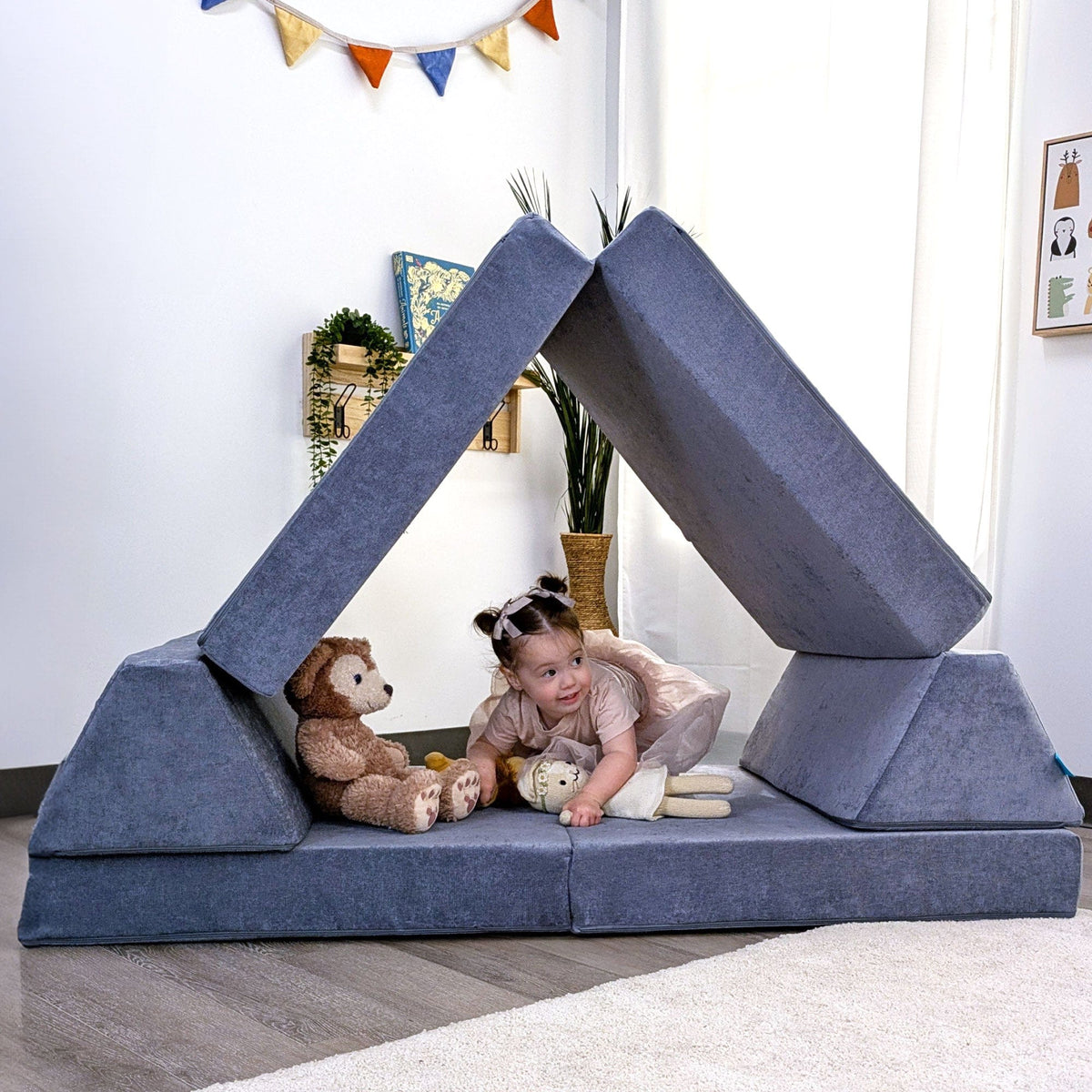 Go Coconut Canadian Play Couches, Furniture and Toys Play couch The Half-Coconut Play Couch