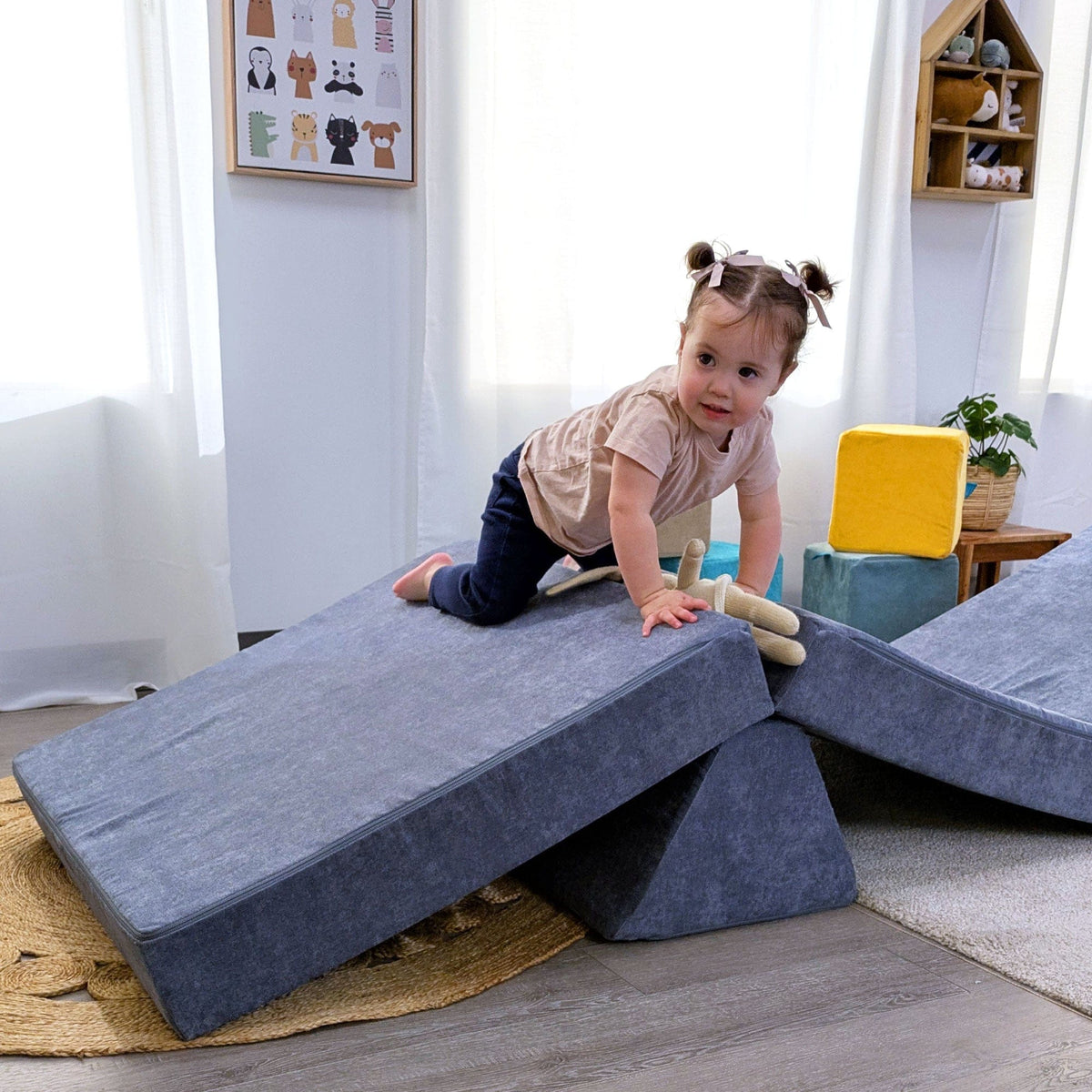 Go Coconut Canadian Play Couches, Furniture and Toys Play couch The Half-Coconut Play Couch