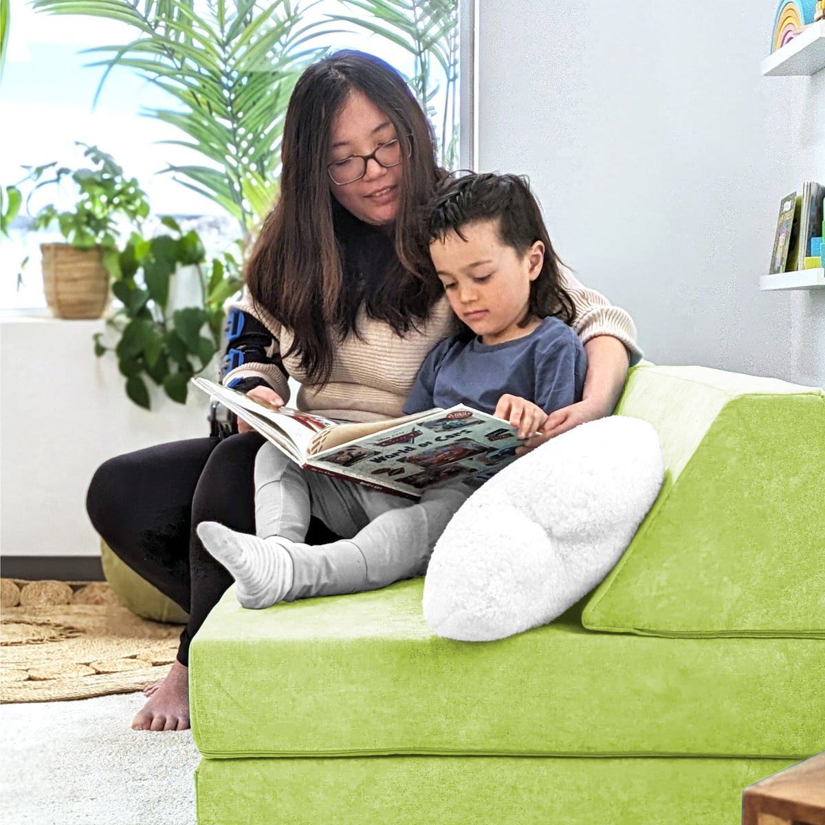 Go Coconut Canadian Play Couches, Furniture and Toys Play couch The Half-Coconut Play Couch