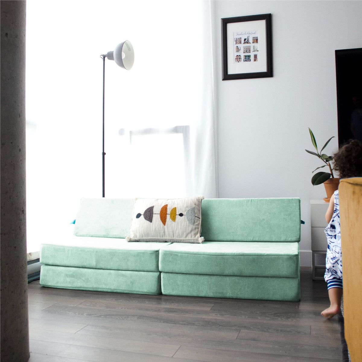 Go Coconut Canadian Play Couches, Furniture and Toys Play couch The Half-Coconut Play Couch