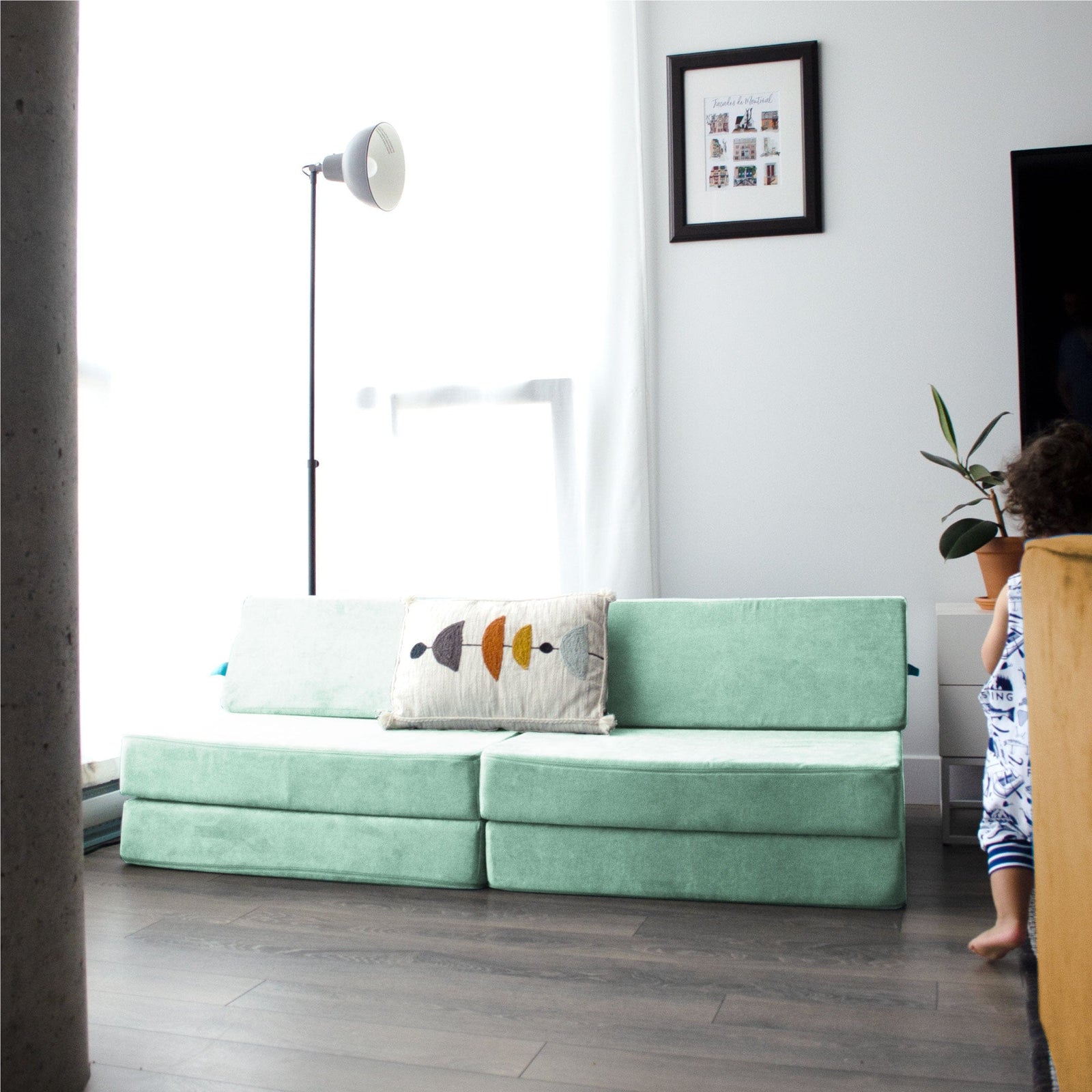 Go Coconut Canadian Play Couches, Furniture and Toys Play couch The Half-Coconut Play Couch