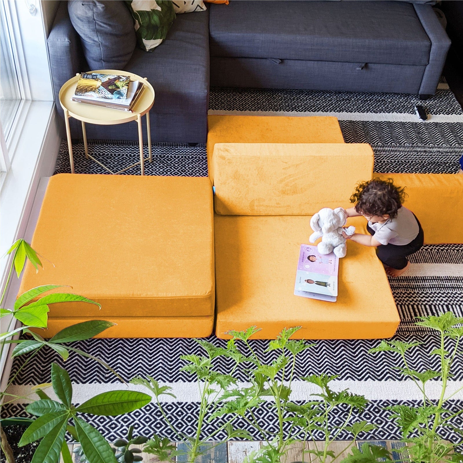 Go Coconut Canadian Play Couches, Furniture and Toys Play couch The Half-Coconut Play Couch