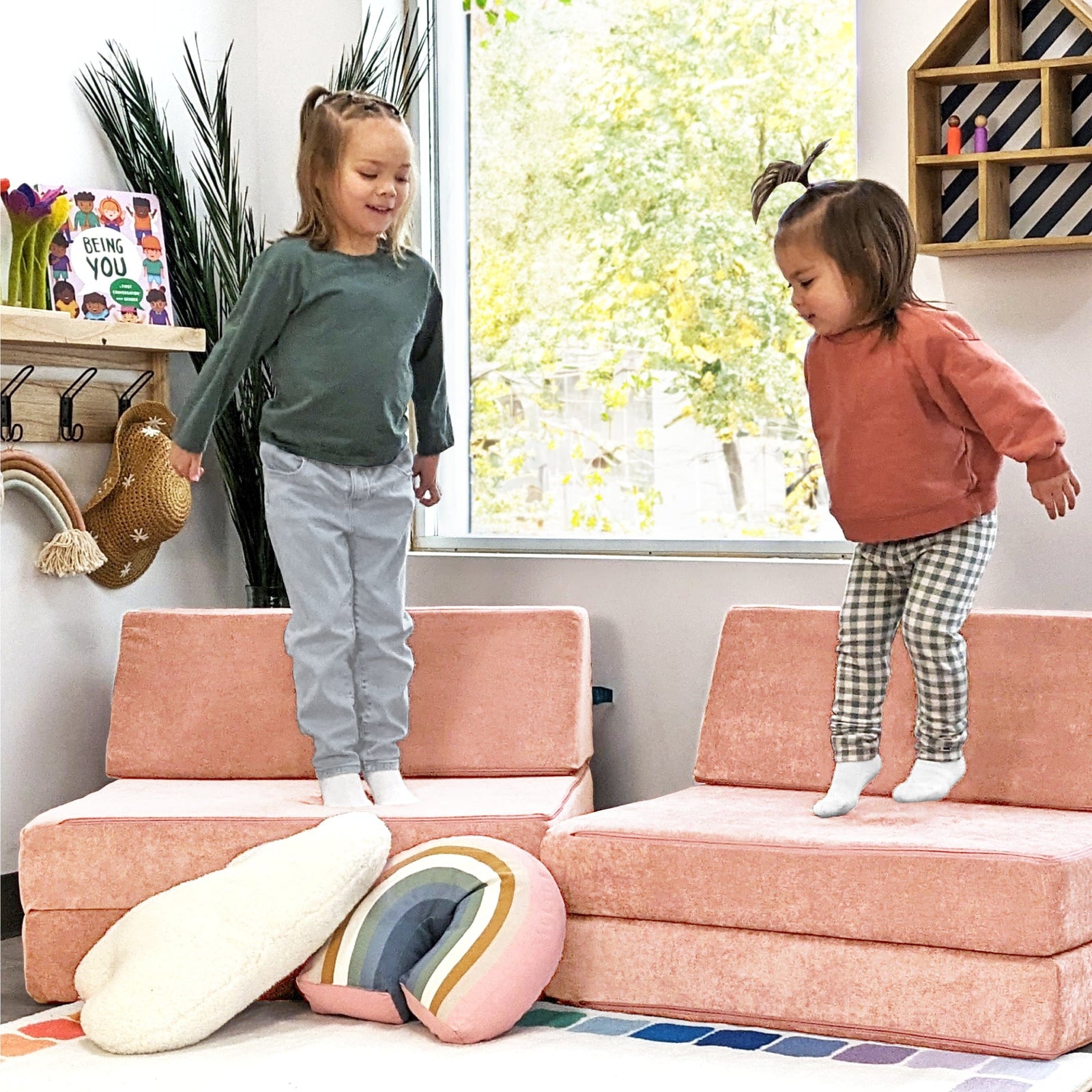 Go Coconut Canadian Play Couches, Furniture and Toys Play couch The Half-Coconut Play Couch