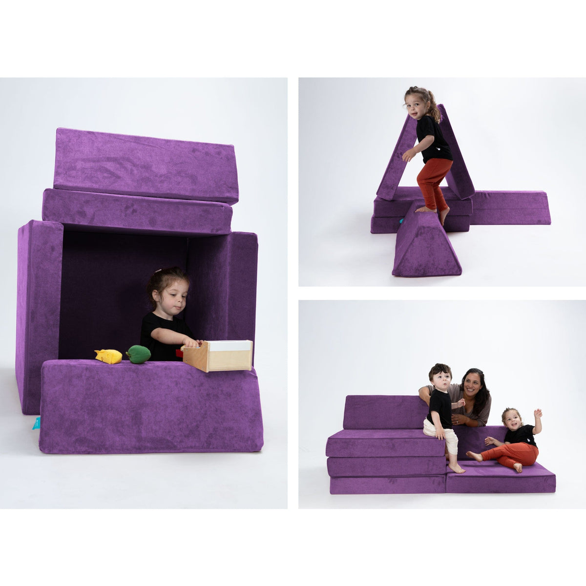 Go Coconut Canadian Play Couches, Furniture and Toys Play couch The Half-Coconut Play Couch