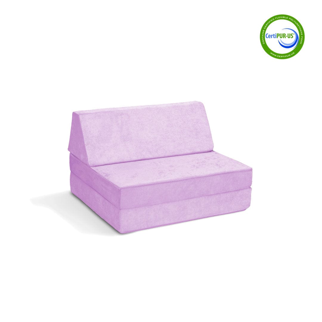 Go Coconut Canadian Play Couches, Furniture and Toys Play couch Lilac Lush The Half-Coconut Play Couch