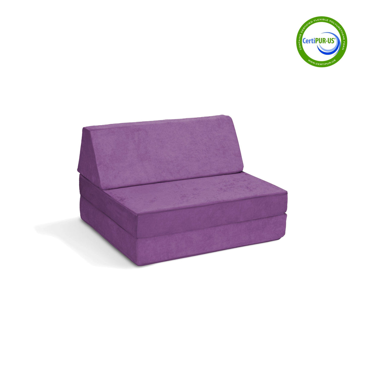 Go Coconut Canadian Play Couches, Furniture and Toys Play couch Groovy Grape The Half-Coconut Play Couch